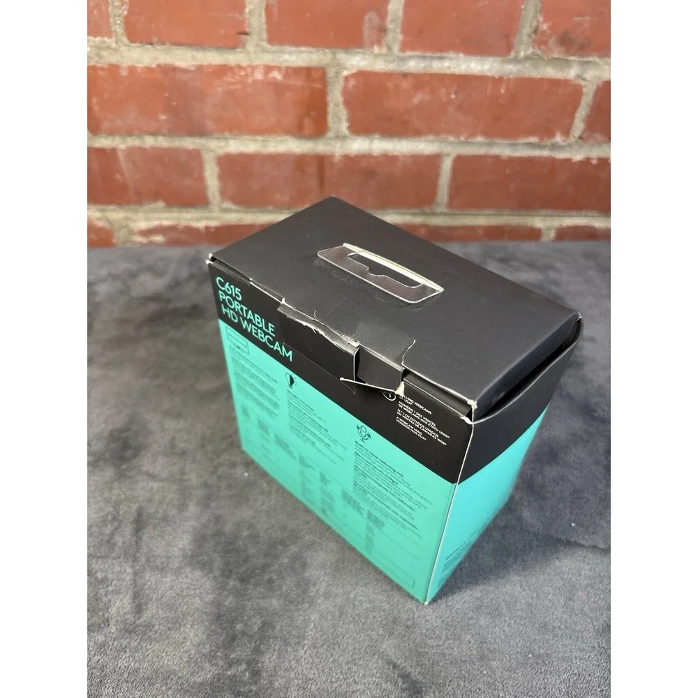 Logitech C615 Portable HD Webcam 1080p 30fps Autofocus New Open Box